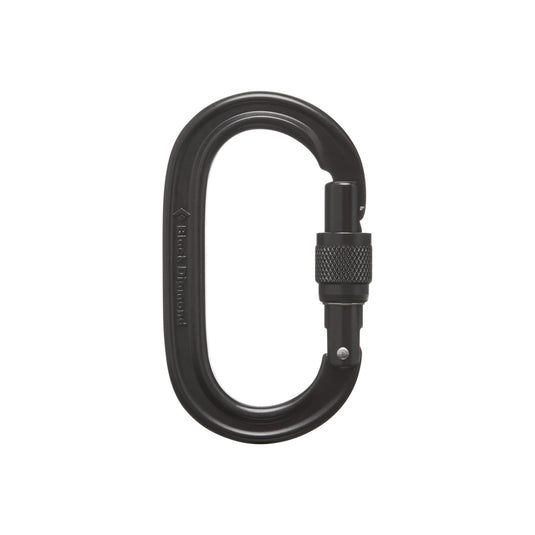 Black Diamond Oval KeyLock Screwgate Carabiner
