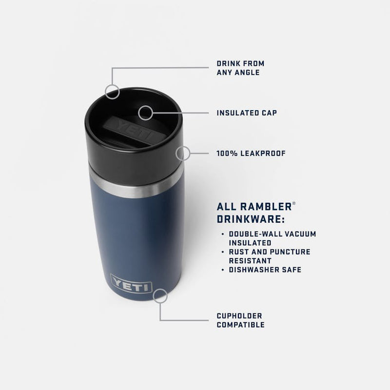 Load image into Gallery viewer, YETI Rambler 12 oz. Travel Water Bottle w/ Commuter Cap