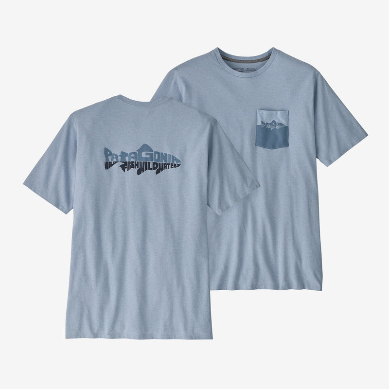 Load image into Gallery viewer, Patagonia Men's Wild Waterline Pocket Responsibili-Tee®