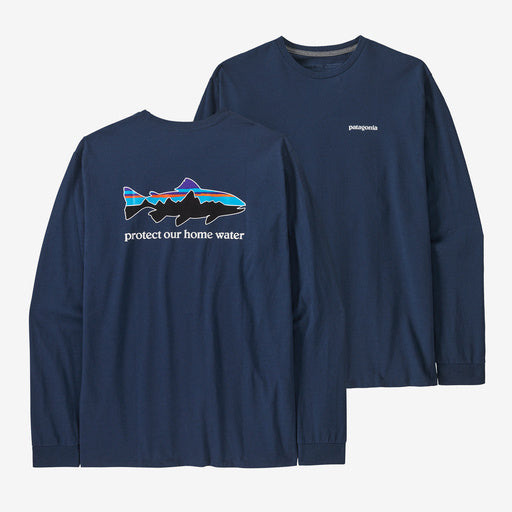 Load image into Gallery viewer, Patagonia Men's Long-Sleeved Home Water Trout Responsibili-Tee®