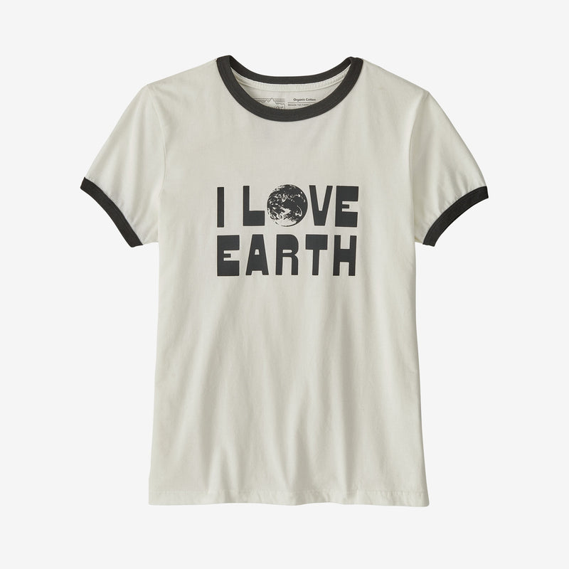 Load image into Gallery viewer, Patagonia Women's Earth Love Organic Ringer Tee