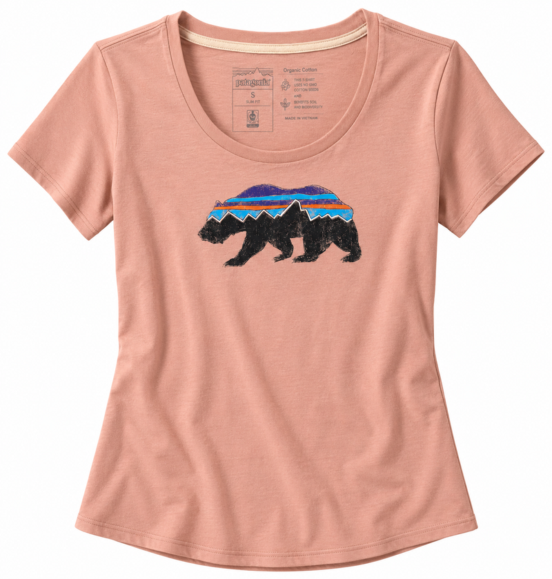 Load image into Gallery viewer, Patagonia Women's Fitz Roy Bear Organic T-Shirt