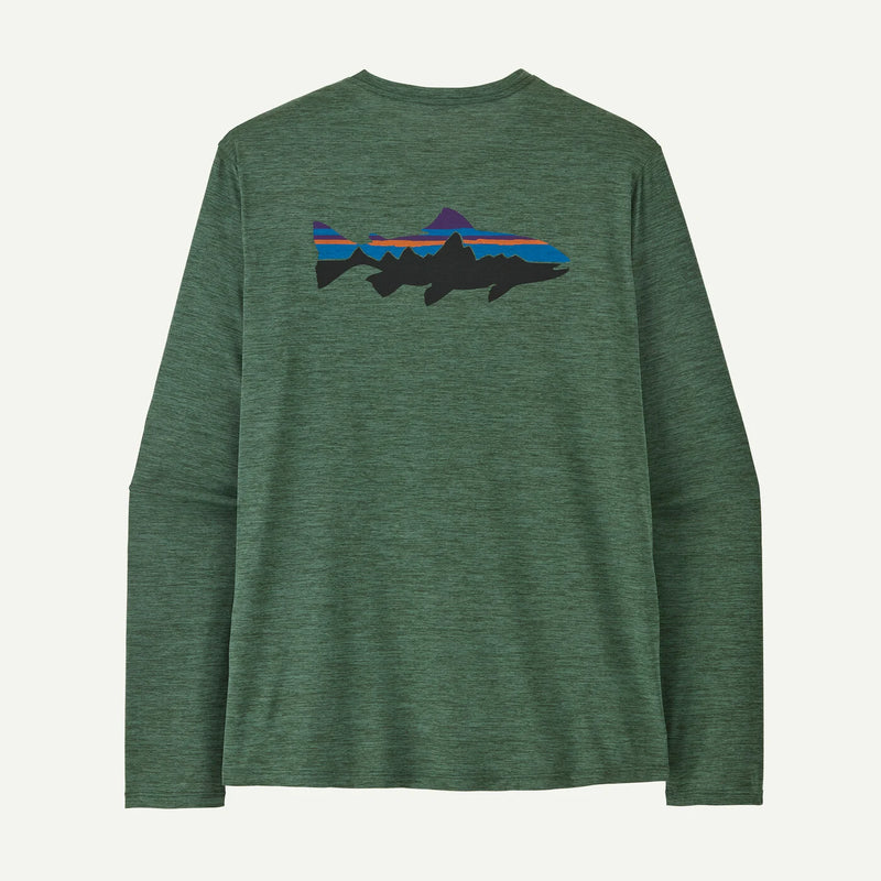 Load image into Gallery viewer, Patagonia Men's Long-Sleeved Capilene® Cool Daily Shirt - Fitz Roy Trout