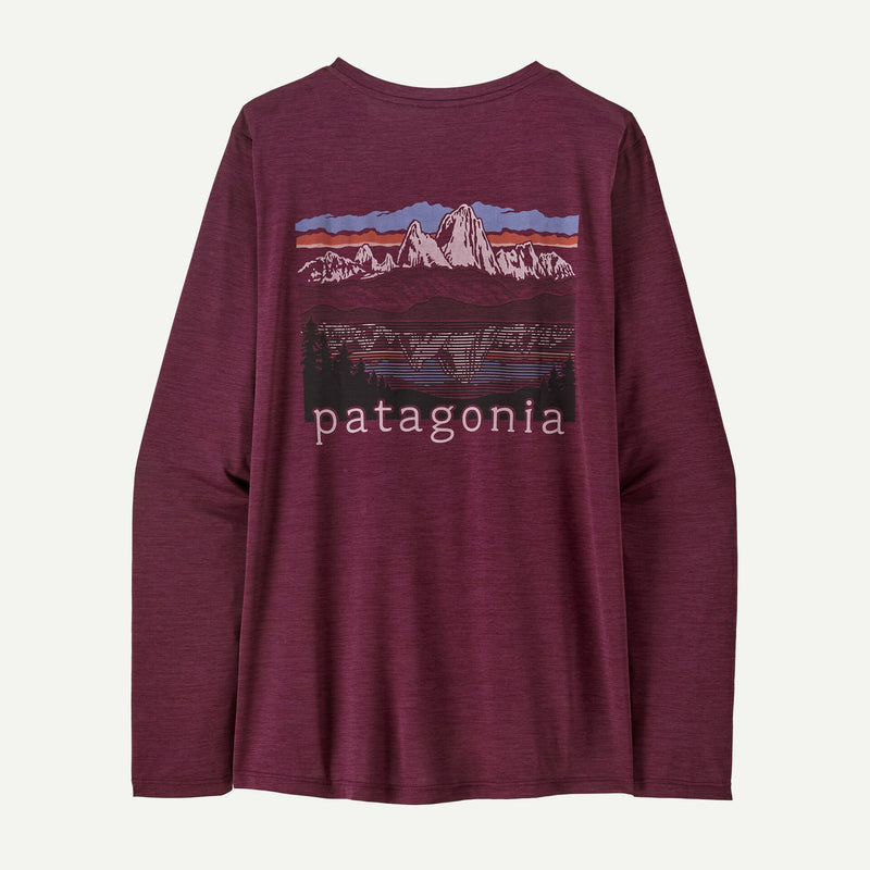 Load image into Gallery viewer, Patagonia Women's Long-Sleeved Capilene® Cool Daily Shirt - Fitz Roy Foothills