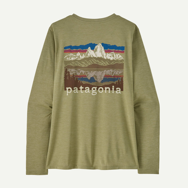 Load image into Gallery viewer, Patagonia Women's Long-Sleeved Capilene® Cool Daily Shirt - Fitz Roy Foothills