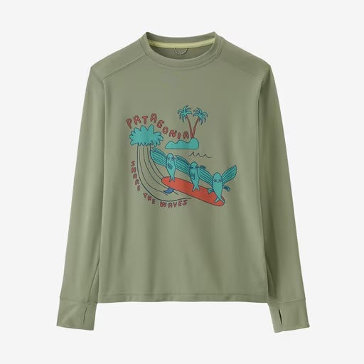 Load image into Gallery viewer, Patagonia Kids' Long-Sleeved Capilene® Silkweight UPF T-Shirt