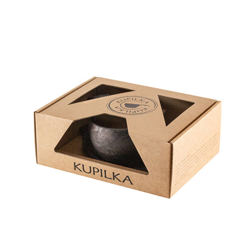 Kupilka Gift Box-Small Plate, Cup, Teaspoon-Black