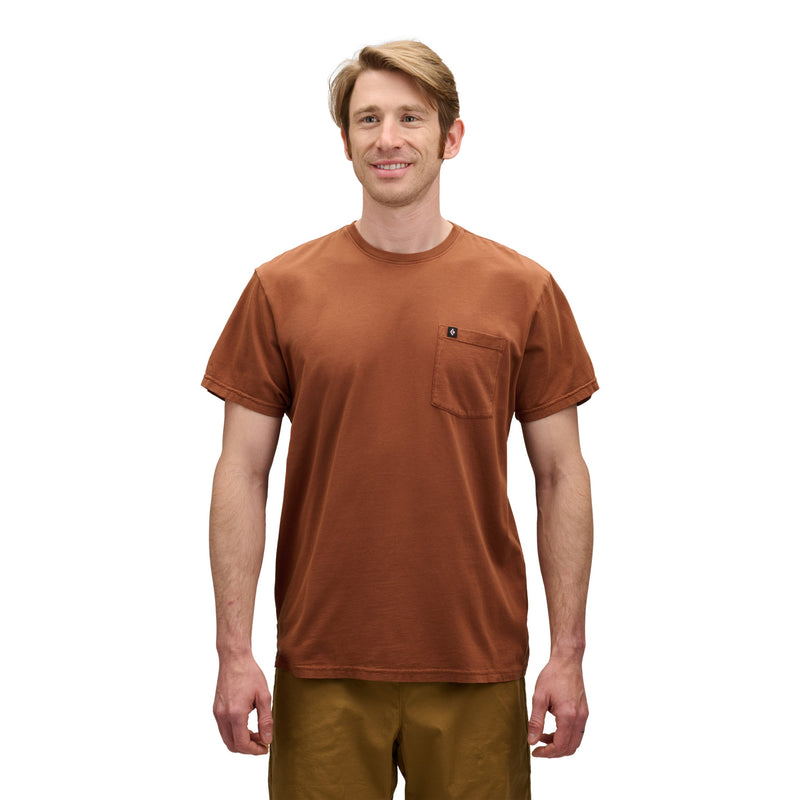 Load image into Gallery viewer, Black Diamond Men's Diamond Patch Short Sleeve Pocket Tee