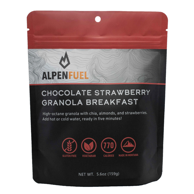 Load image into Gallery viewer, #flavor_alpen fuel - chocolate strawberry breakfast granola