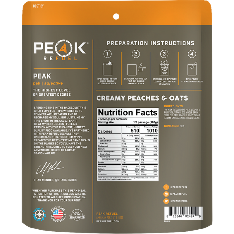 Load image into Gallery viewer, #flavor_creamy peaches & oats