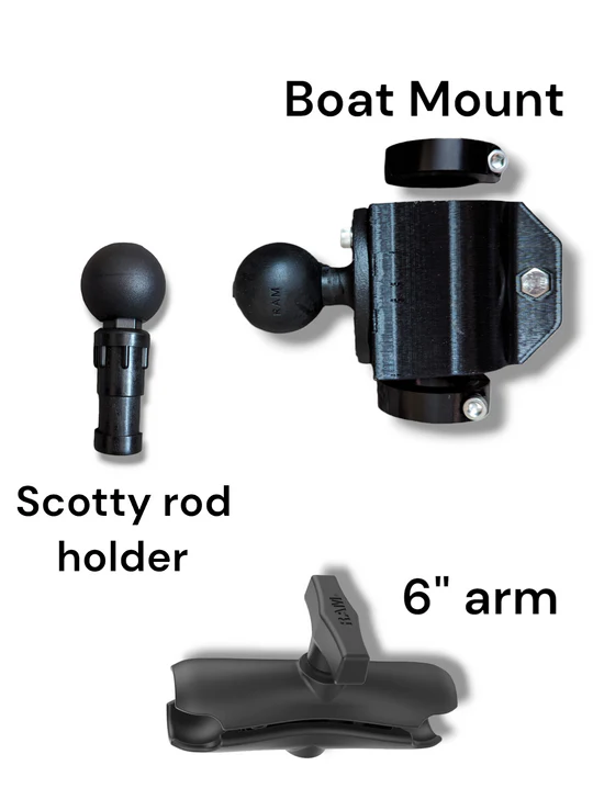 Load image into Gallery viewer, Summit Fishing Equipment Transducer Pole Boat Mount kit