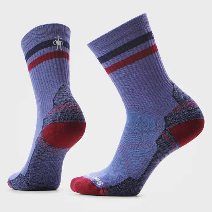 Load image into Gallery viewer, Smartwool Women's Hike Light Cushion Tube Stripe Crew Socks