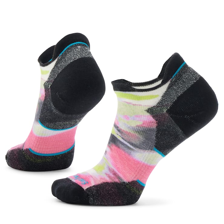 Load image into Gallery viewer, Smartwool Women's Run Targeted Cushion Brushed Print Low Ankle Socks