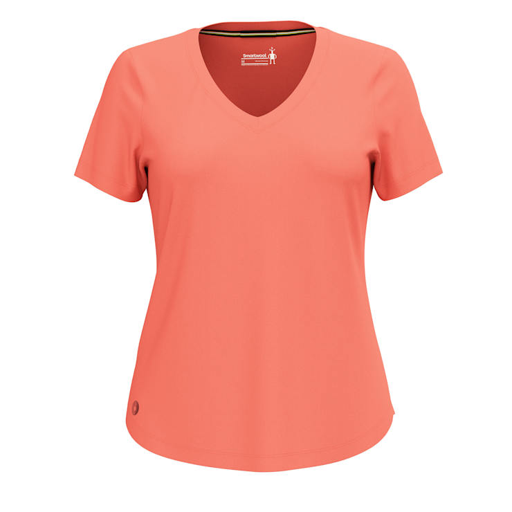 Load image into Gallery viewer, Smartwool Women's Active Ultralite V-Neck Short Sleeve