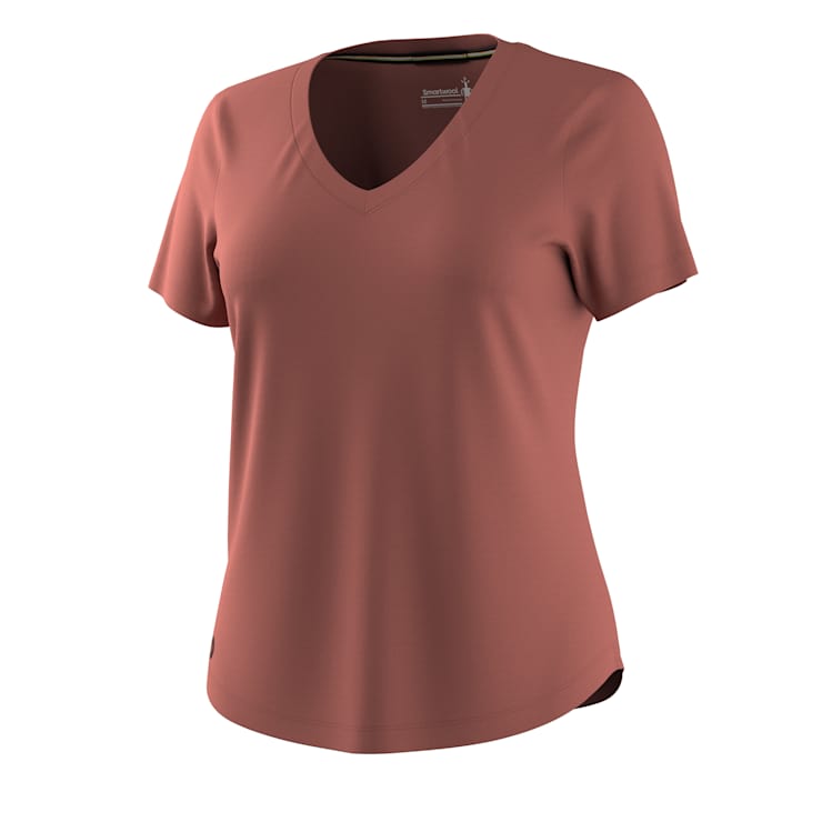 Load image into Gallery viewer, Smartwool Women's Active Ultralite V-Neck Short Sleeve