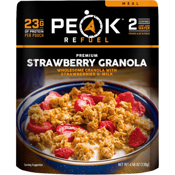 Load image into Gallery viewer, #flavor_strawberries & granola with milk