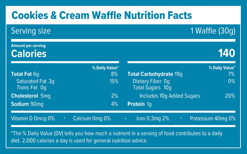 Load image into Gallery viewer, #flavor_energy waffle - cookies & cream
