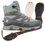 Load image into Gallery viewer, Korkers Women's Bantam Lite w/Felt and Vibram Kling-on Soles