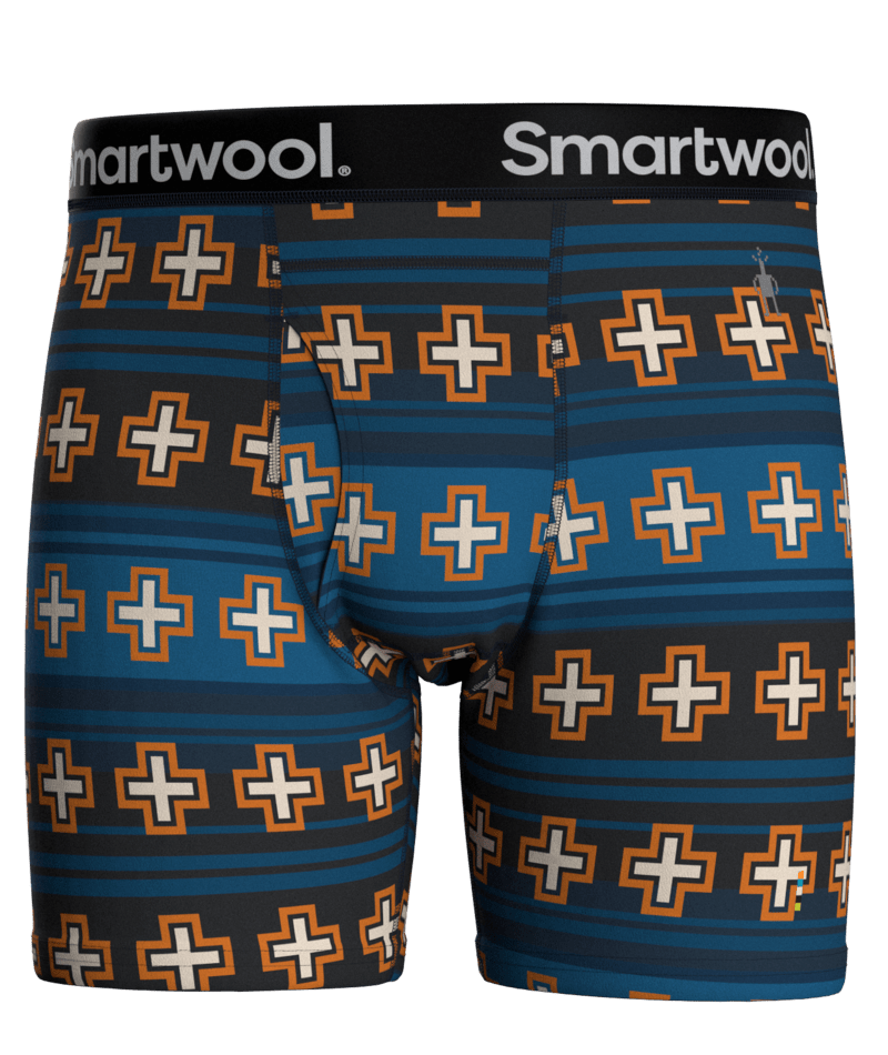 Load image into Gallery viewer, Smartwool Men's Merino Print Boxer Brief Boxed