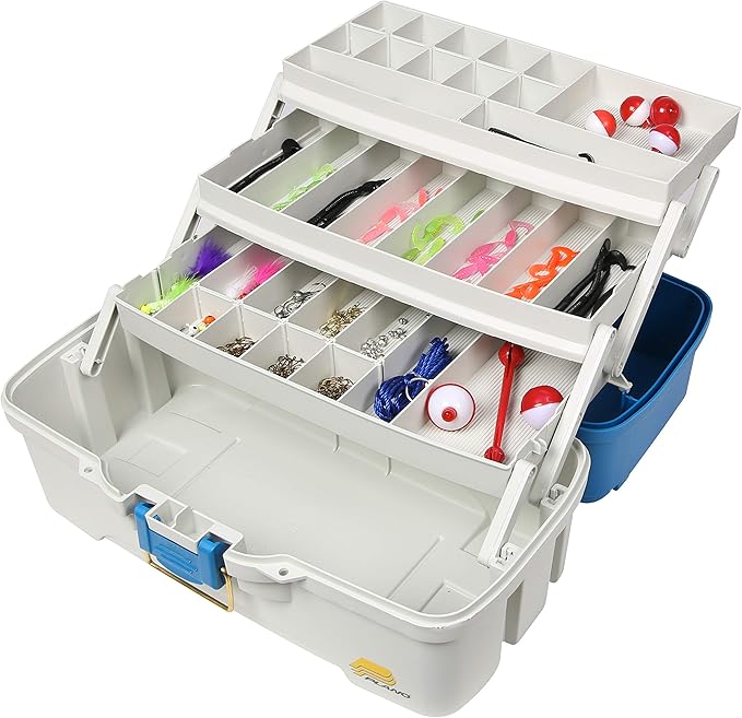 Load image into Gallery viewer, Plano Let's Fish® Three-Tray Tackle Box