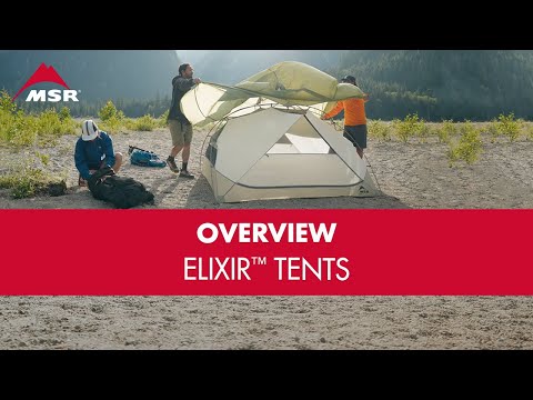 Load and play video in Gallery viewer, MSR Elixir™ 4 Backpacking Tent (discontinued model)