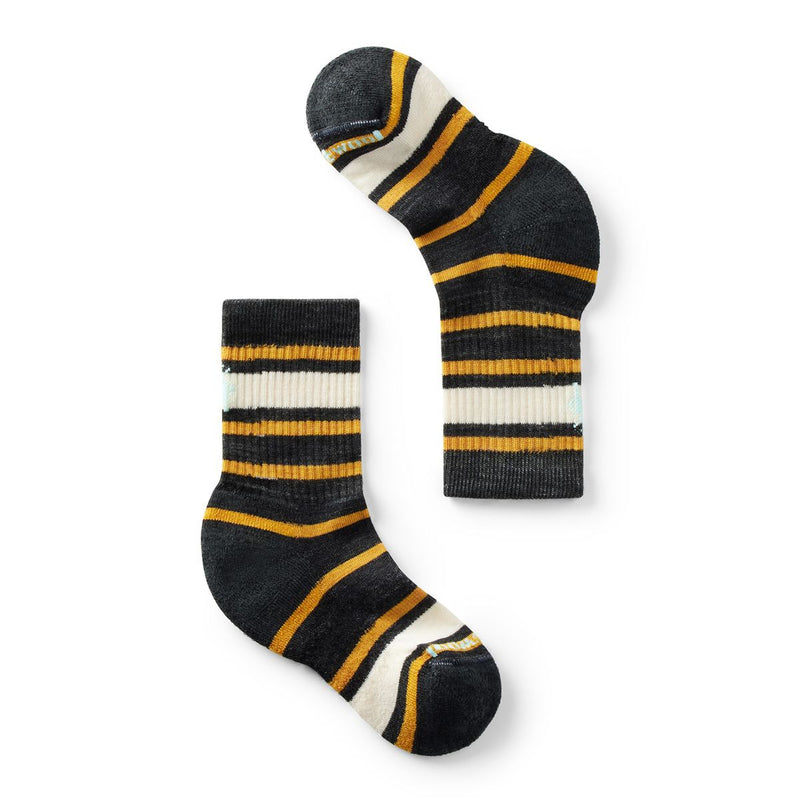Load image into Gallery viewer, Smartwool Kids' Hike Light Cushion Striped Crew Socks