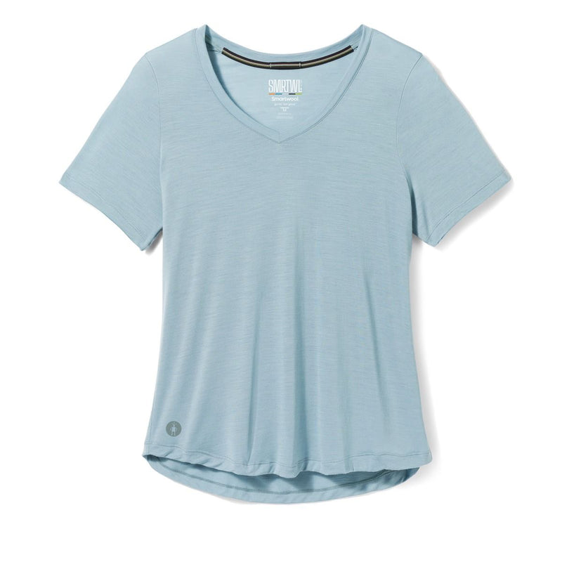 Load image into Gallery viewer, Smartwool Women's Active Ultralite V-Neck Short Sleeve