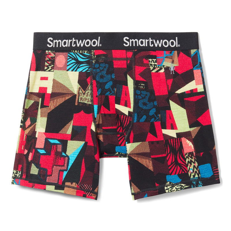 Load image into Gallery viewer, Smartwool Men's Merino Print Boxer Brief Boxed