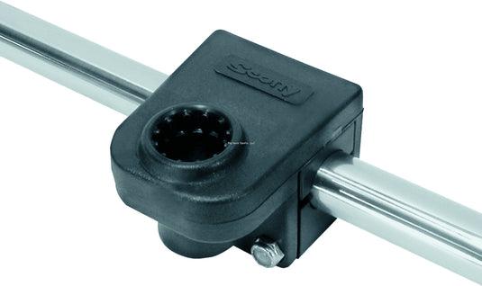 Scotty 0287 Rail Mounting Adapter, Black, 7/8 Round Rail