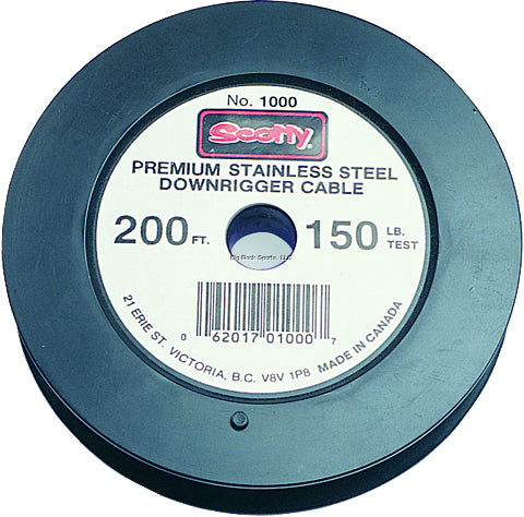 Scotty Stainless Steel Downrigger Cable - 300ft - 1001