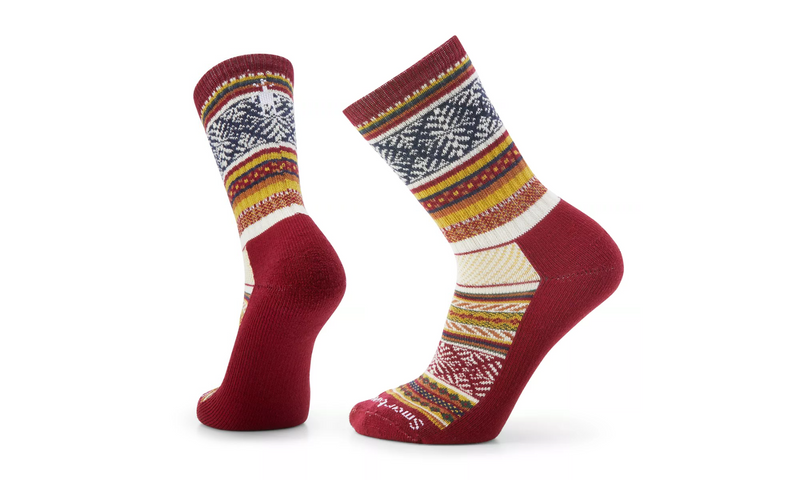 Load image into Gallery viewer, Smartwool Everyday Fair Isle Sweater Light Cushion Crew Socks