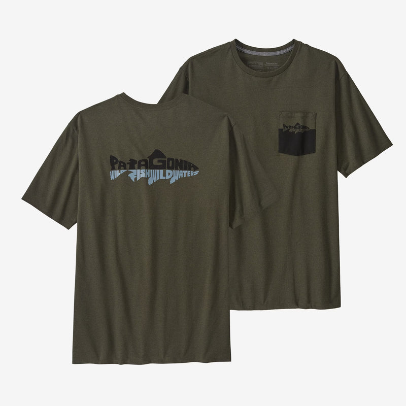 Load image into Gallery viewer, Patagonia Men's Wild Waterline Pocket Responsibili-Tee®