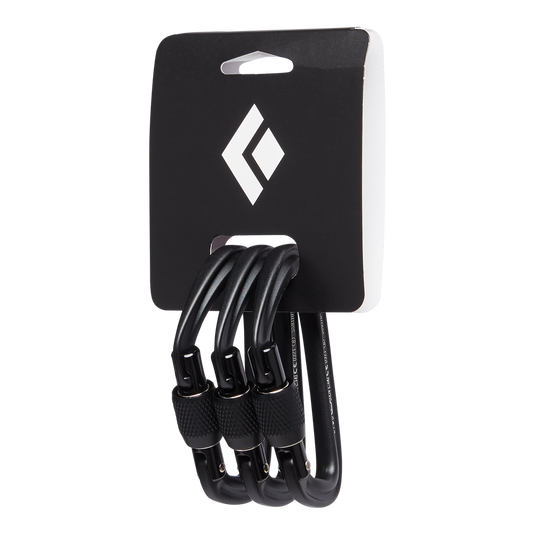 Black Diamond Hotforge Screwgate Carabiner 3 Pack