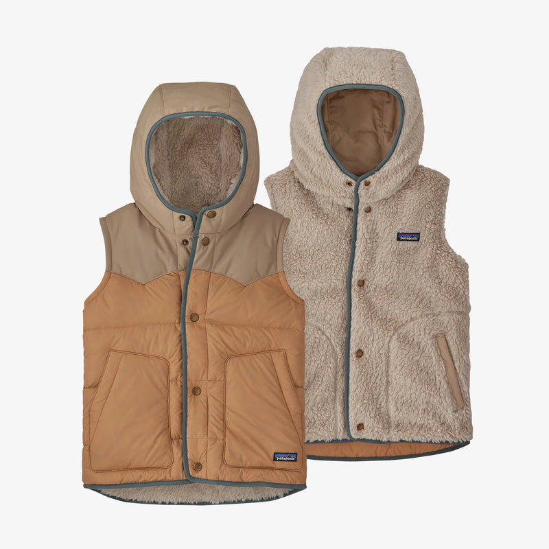 Load image into Gallery viewer, Patagonia Kids' Reversible Bivy Hoody Vest