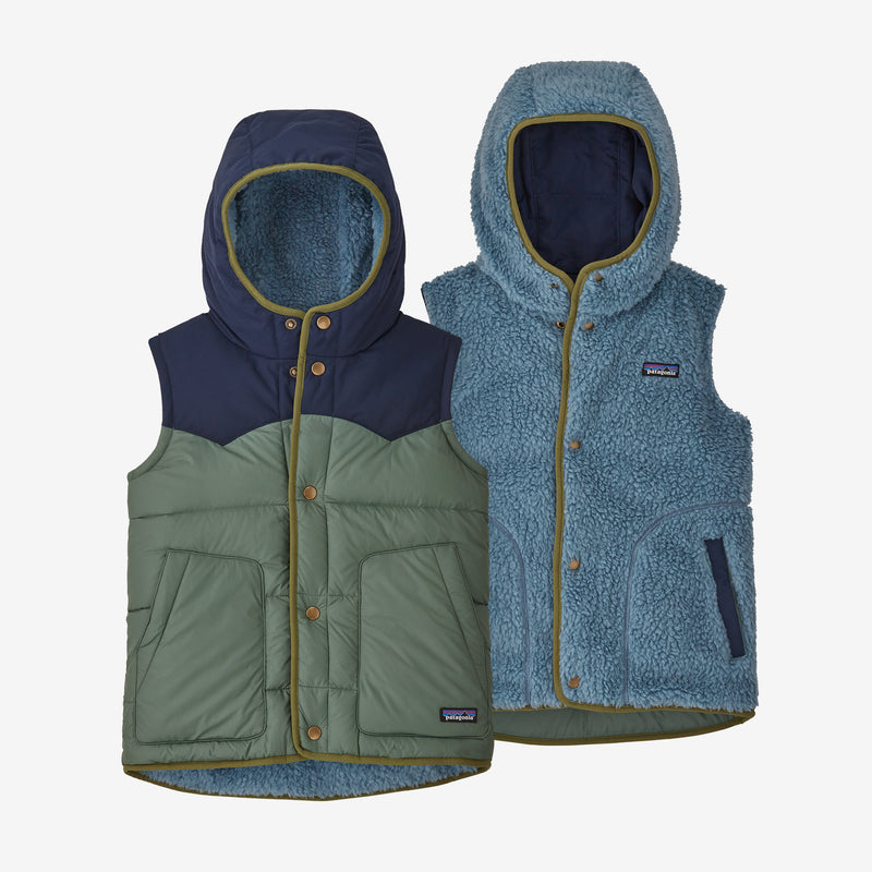 Load image into Gallery viewer, Patagonia Kids' Reversible Bivy Hoody Vest