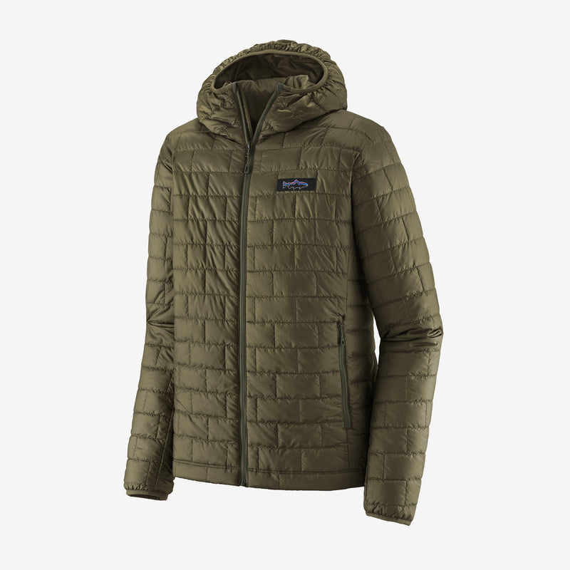 Load image into Gallery viewer, Patagonia Men's Nano Puff® Fitz Roy Trout Hoody (Discontinued Model)