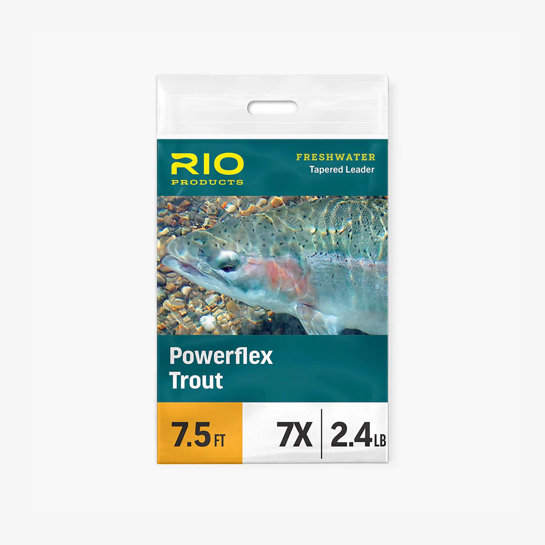 RIO POWERFLEX TROUT 3 PACK LEADERS 9ft 4x