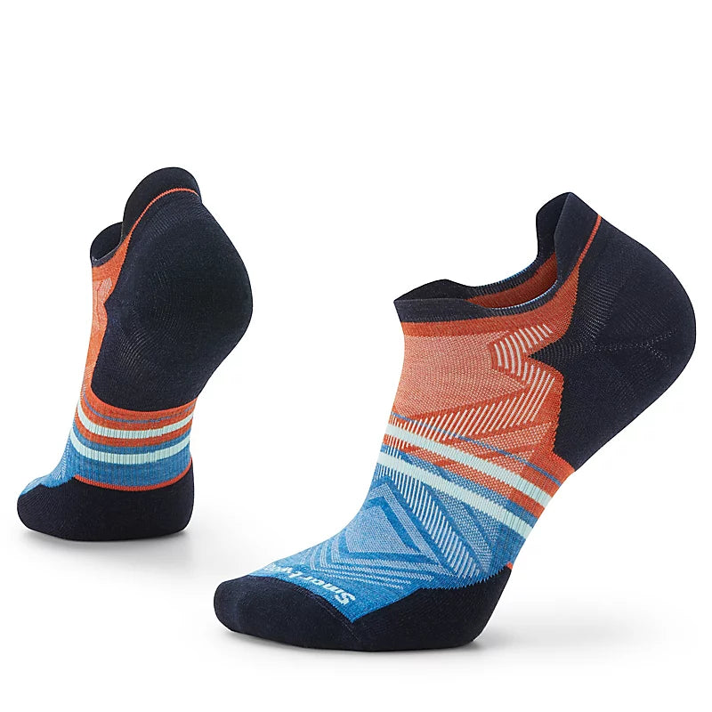 Load image into Gallery viewer, Smartwool Run Targeted Cushion Low Ankle Pattern Socks