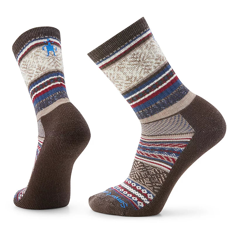 Load image into Gallery viewer, Smartwool Everyday Fair Isle Sweater Light Cushion Crew Socks