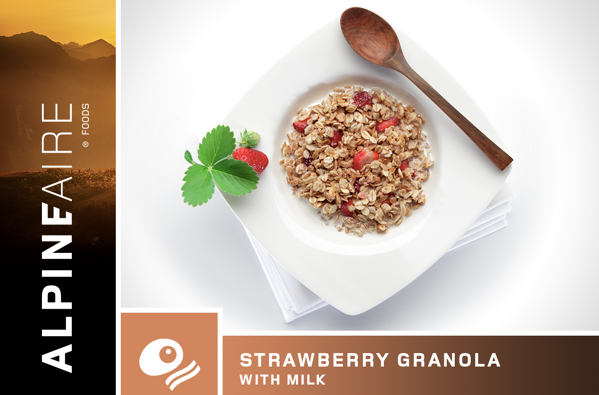 AlpineAire Strawberry Granola with Milk