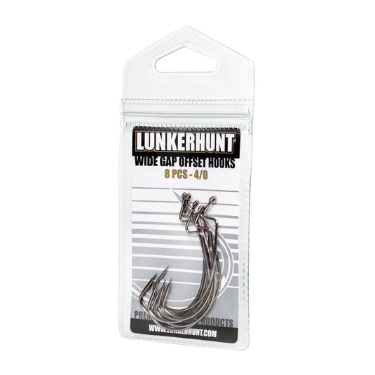 Lunkerhunt Wide Gap Offset Hooks