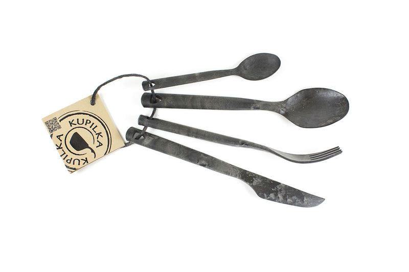Load image into Gallery viewer, Kupilka Cutlery Set: Fork, Knife, Spoon and Teaspoon