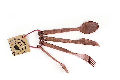 Load image into Gallery viewer, Kupilka Cutlery Set: Fork, Knife, Spoon and Teaspoon