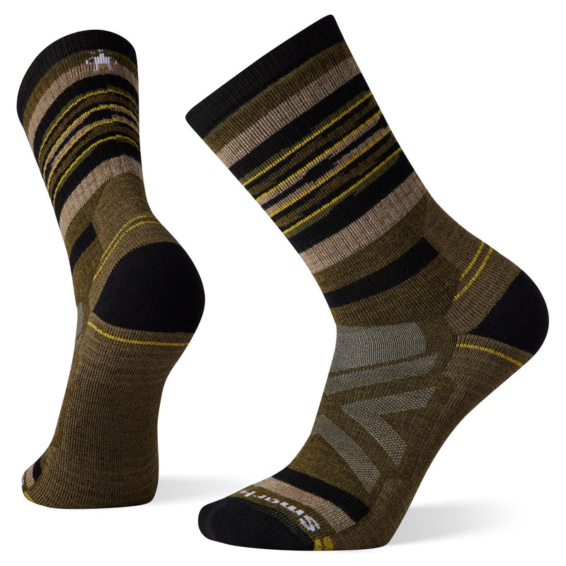 Load image into Gallery viewer, Smartwool Hike Full Cushion Rail Stripe Crew Socks