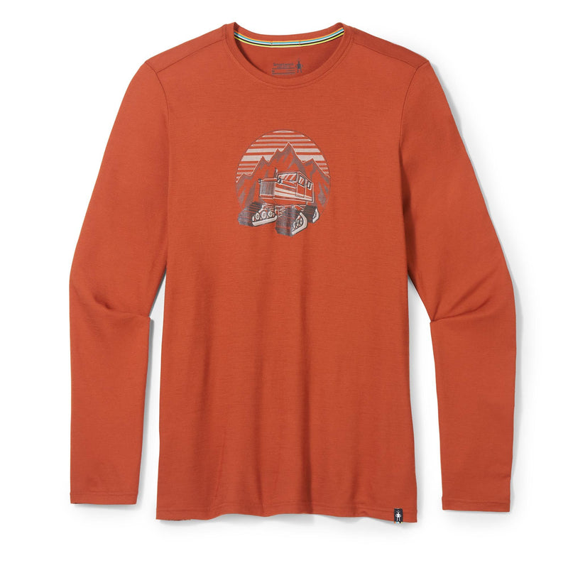 Load image into Gallery viewer, Smartwool Men’s Snowcat Trek Long Sleeve Graphic Tee