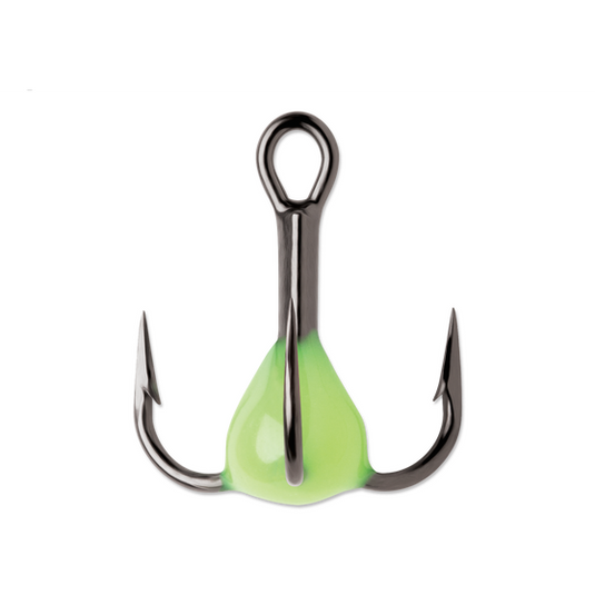 VMC -  Glow Treble Hooks 2Pk