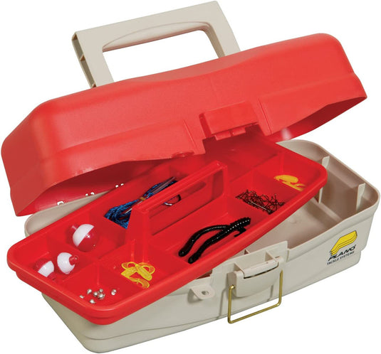 Plano Plano Molded Box - Take Me Fishing Box W/Kit - Red / Beige
