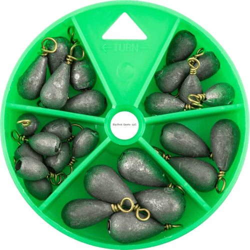 Danielson Bass Casting Sinker Selector 27 Pcs