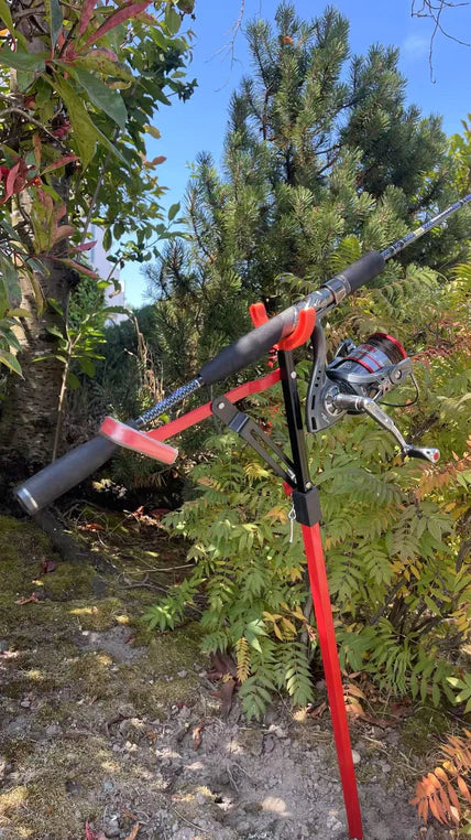 Amundson Height Adjustable Rod Holder (Green)