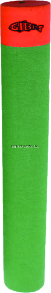 Gibbs Tech Float 1"x6" Green/Fire Orange